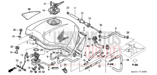 FUEL TANK ST13004 de 2004